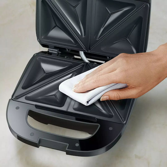Philips Series 3000 Sandwich Maker for 2 Sandwiches 750W Black
