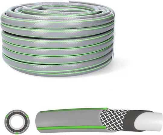 Furtun de grădină premium ranforsat, diametru 1/2", 30 m, protecție UV, presiune 8 bari, 4 straturi