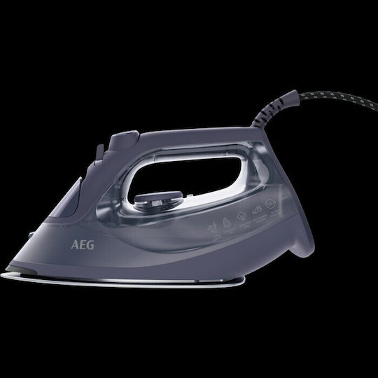 AEG SI6-1-4MN Fier de Călcat cu Aburi 2500W cu Talpă Antiaderentă și Debit Continu de Abur 40g/min