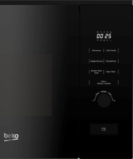 Built-in Microwave Oven with Grill 20lt Black
