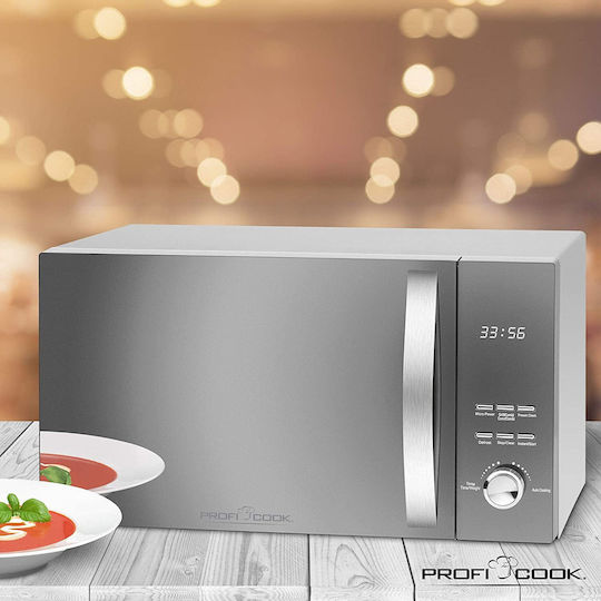 Profi Cook PC-MWG 1176 H Microwave Oven with Grill 23lt Inox