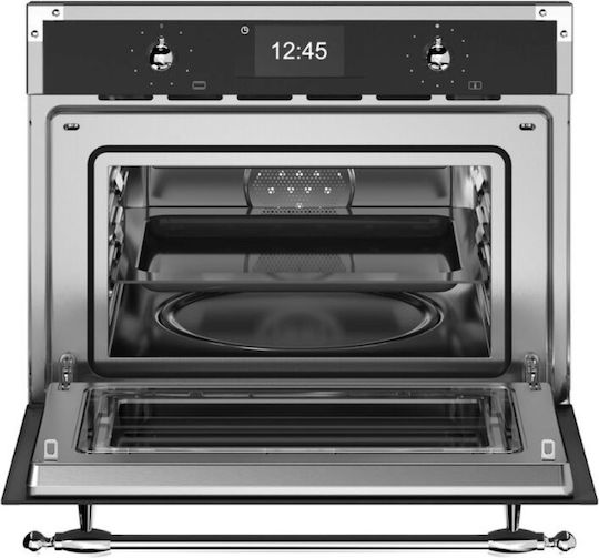 Bertazzoni F45 7 HER MW T NE Eingebauter Mikrowellenherd mit Grill 38Es Schwarz