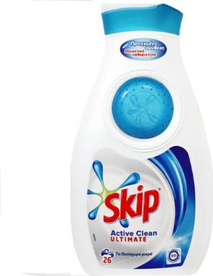 Skip Active Clean Перилен препарат за дрехи 729мл (27 Мерителни чаши)