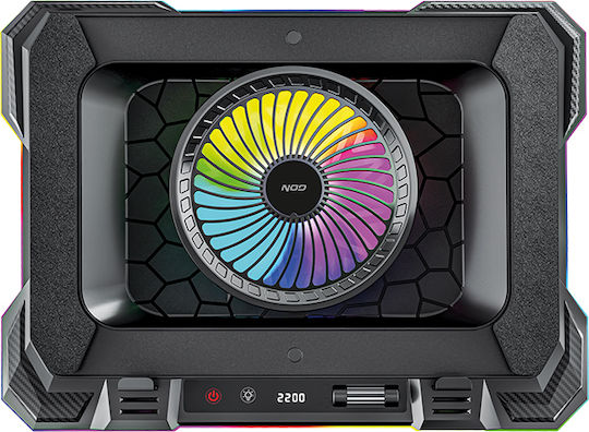 NOD Sub-zero Cooling Pad for Laptop up to 17.3" with 1 Fan and Lighting