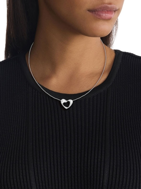 Calvin Klein Necklace with design Heart from Steel