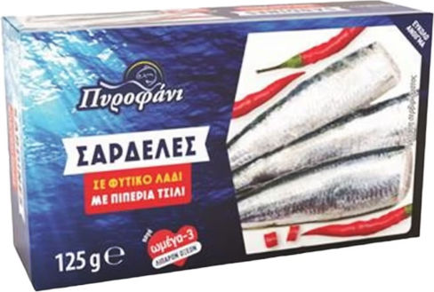 Πυροφάνι Σαρδέλες 125gr