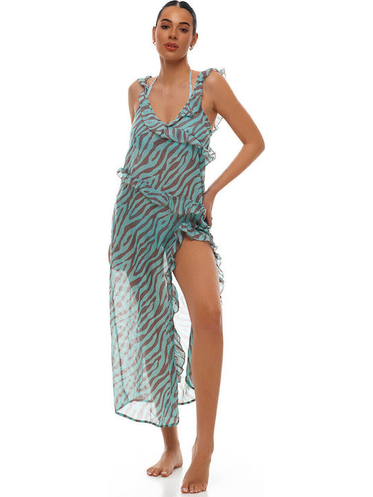 Bluepoint Women's Maxi Dress Beachwear Turquoise