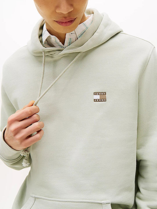 Sweatshirt with Hood Turquoise