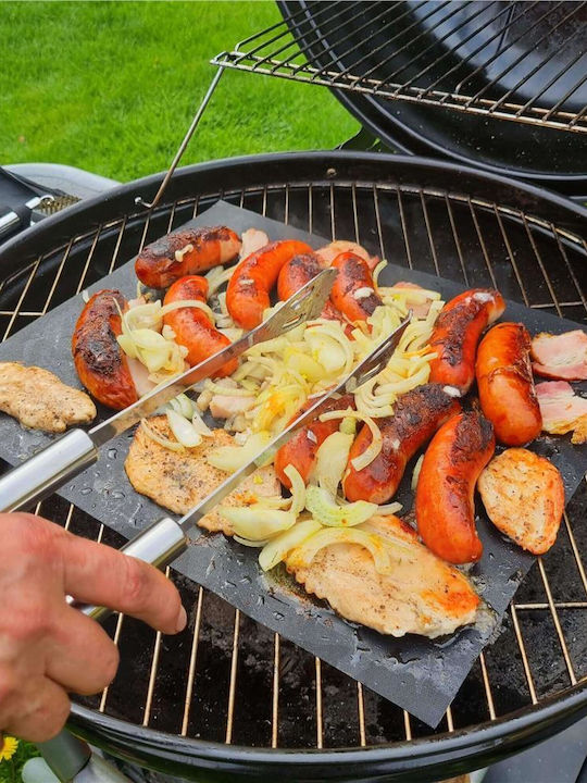20-piece Stainless Steel Bbq Accessory Set Including Brush Carrying Case