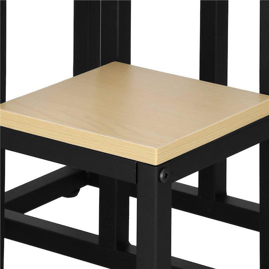 Blumentopfständer Metall Beige 34cmx34cmx68cmcm.