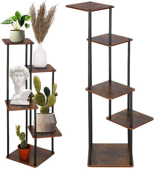 Pot Stand Metal Black 106cmx58cmcm.