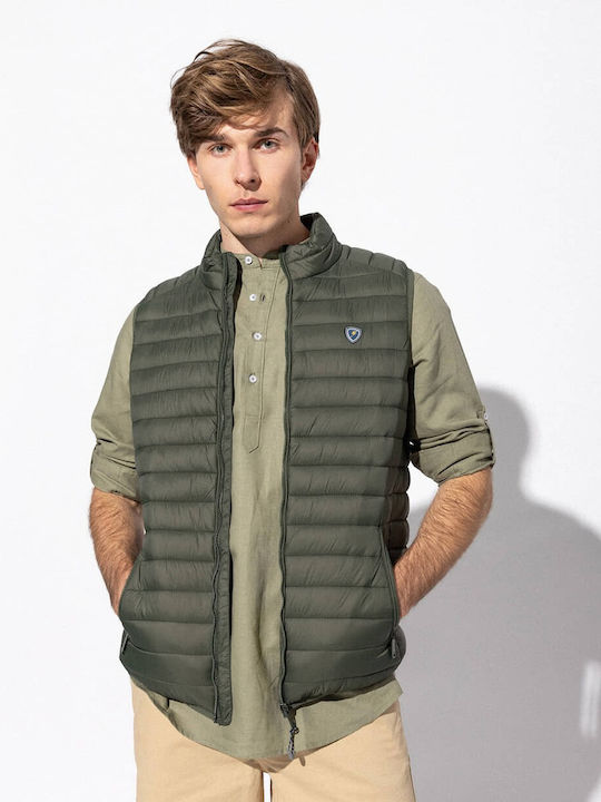 Ärmellos Jacke Khaki