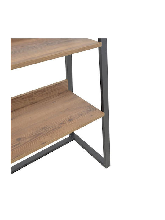 Bibliotecă Ryder Nuc-Maro 75x36x185 cm