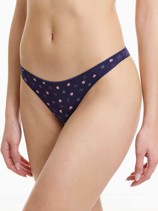 Bamboo Women's String 2Pack Colorful