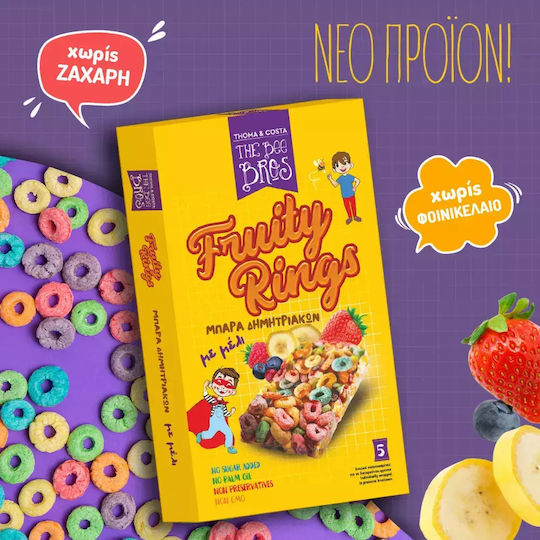 Cereal Bar Honey Fruit Pack 5x25g Bee Bros