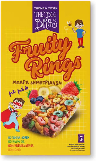 Cereal Bar Honey Fruit Pack 5x25g Bee Bros