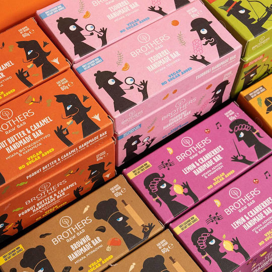Brothers Healthy Food Energy Bar / Nuts / Oat / Raw with Tsoureki 60gr