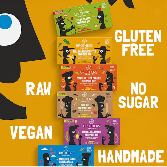 Brothers Healthy Food Energy Bar / Nuts / Oat / Raw with Tsoureki 60gr