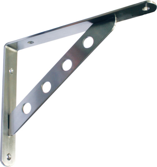 FFG Regalhalterungen Schwere Ausführung Metallisch Νίκελ 200x160mm 1Stück 25445