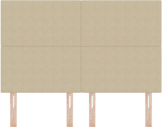 vidaXL Wooden Bed Headboard Open Green Gray 160x128cm