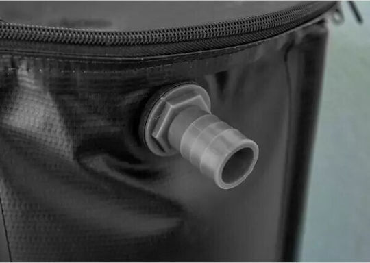 Neo Tools Vertical Cylindrical Plastic Storage Tank 100lt for Water / Petroleum Black