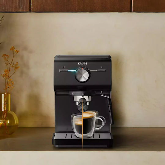 Krups Authentic Espresso Coffee Machine 1100W Pressure 15bar Black XP381810
