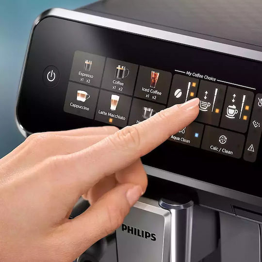 Philips Series 3300 Automatische Espressomaschine 1500W Druck 15bar mit Mahlwerk Weiß EP3343/90