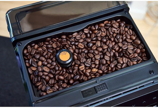 Krups Evidence One Αυτόματη Μηχανή Espresso 1450W Πίεσης 15bar με Μύλο Άλεσης Γκρι EA895E10