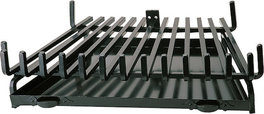 Zogometal Metallic Fireplace Grate with Ashtray 71x45cm