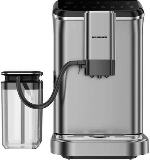 Heinner Automatische Espressomaschine 1350W Druck 20bar Gray HEMA-D20DGREY