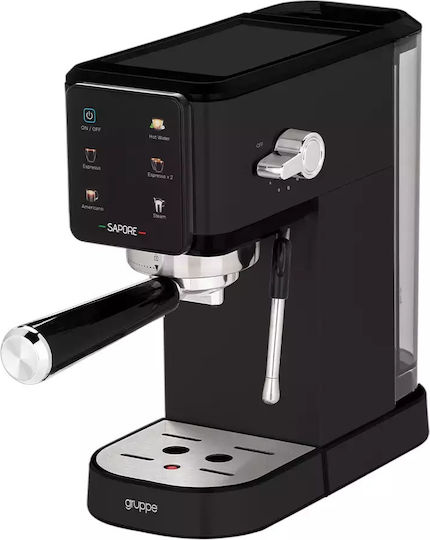 Gruppe Sapore Automatic Espresso Machine 1350W Pressure 20bar Black