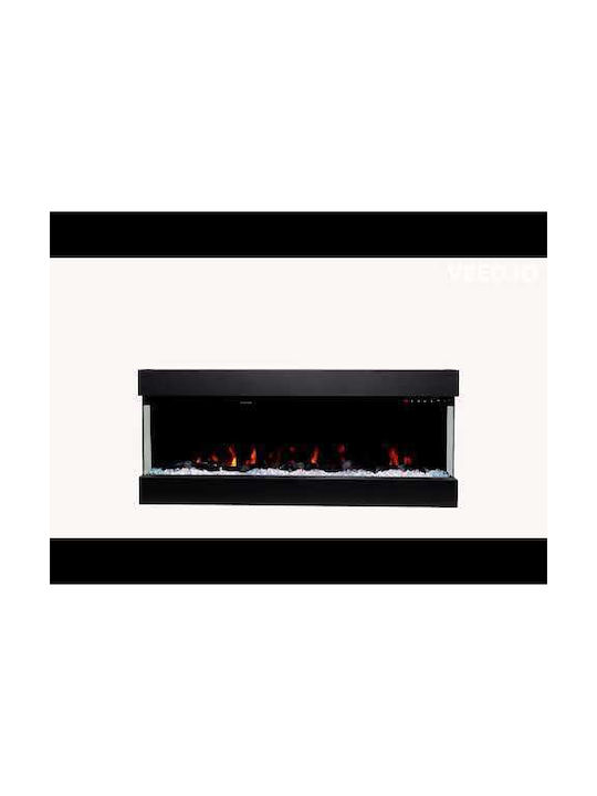Hitense WXF700-SLIM3D-65 Стенен Електрически Камин 1600W 165x54.5см
