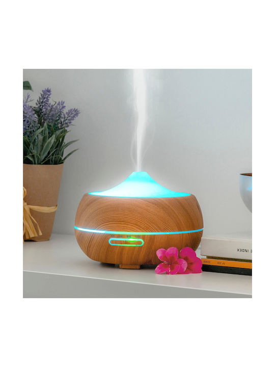 InnovaGoods Led Συσκευή Αρωματοθεραπείας Woodeneffect Πολύχρωμη
