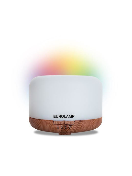 Eurolamp Led Ultrasonic Aromatherapy Diffuser with Timer White 260ml 300-96000