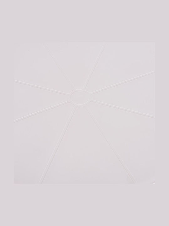 Tisch Zusammenklappbar Terrin White 60.5x60.5x76.5cm