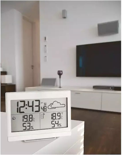 TFA 35.1135.02 Wireless Digital Weather Station Tabletop White