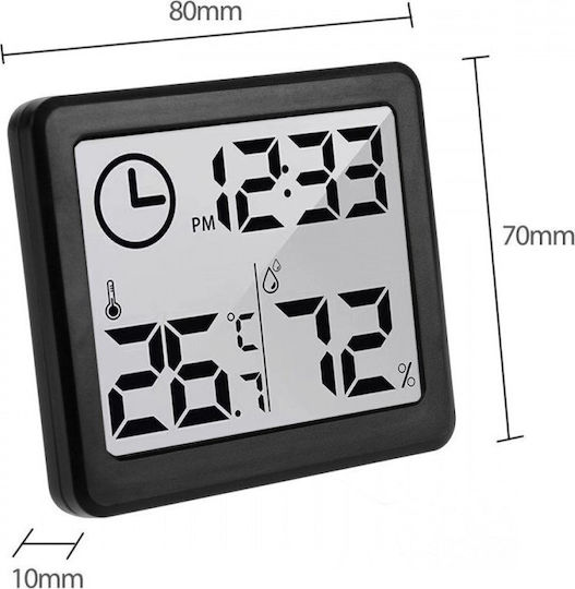 Green Blue GB384B Wireless Digital Weather Station Tabletop Black