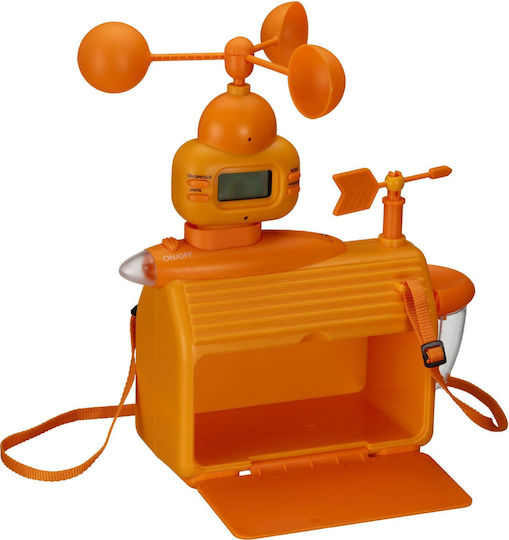 DieMaus 9810100 Drahtlos Wetterstation Digital Tischplatte Gelb