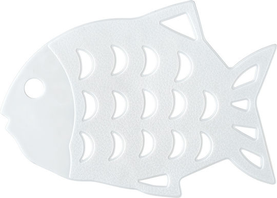 Wenko Fish Rutschfeste Badematten Fische mit Saugnäpfen Weiß 10x12εκ. 6Stück