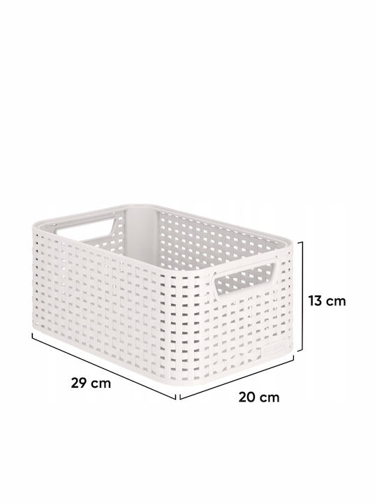 Kaste Style S 28,5x19,4x13cm Gaiši Pelēka