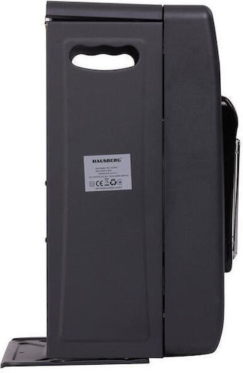 Hausberg Ceramic Gas Heater 4200W Black 32x26x52cm