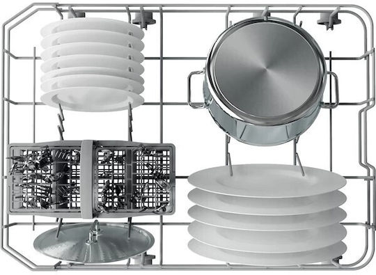 Indesit Freistehender Geschirrspüler für 9 Gedecke B45xH85cm Inox
