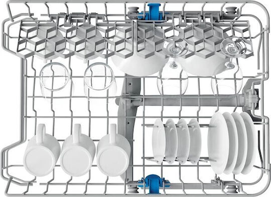 Indesit Freistehender Geschirrspüler für 9 Gedecke B45xH85cm Inox