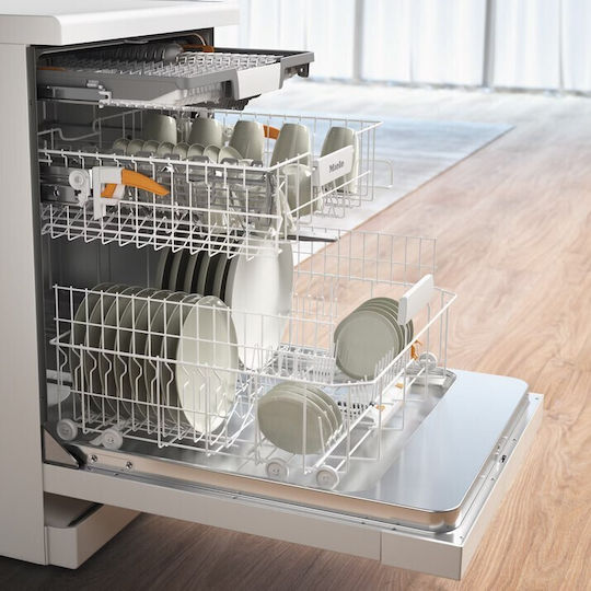 Miele Ελεύθερο Πλυντήριο Πιάτων για 14 Σερβίτσια Π60xY84.5εκ. Λευκό Active Plus