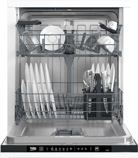 Beko Vollintegrierter Geschirrspüler für 14 Gedecke B59.8xH81.8cm