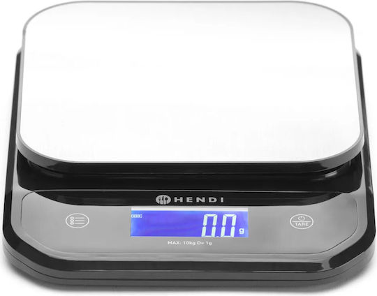 Hendi Ψηφιακή Ζυγαριά Κουζίνας έως 10kg Μαύρη
