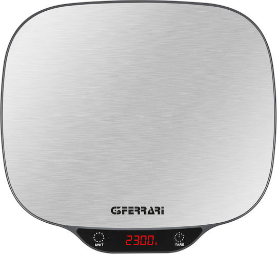 G3Ferrari Cantare De Bucatarie Digitală Până La 15 Kg Argintie