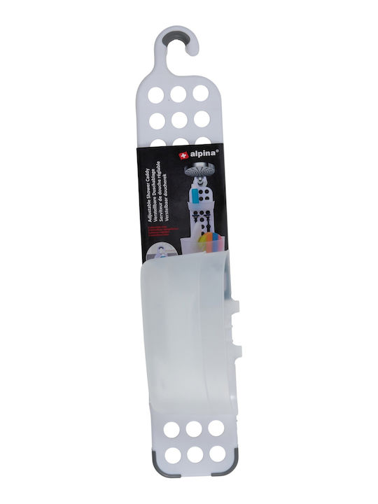 ArteLibre Wall Mounted Bathroom Shelf Plastic