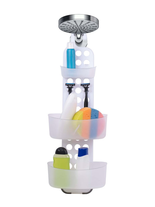 ArteLibre Wall Mounted Bathroom Shelf Plastic