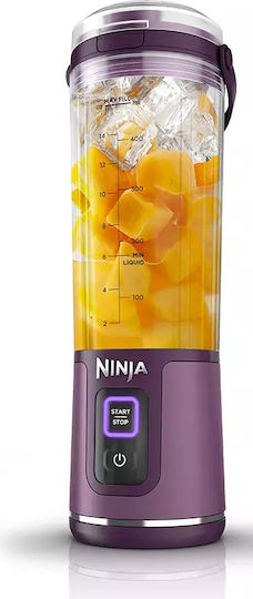 Ninja Blast Μπλέντερ με Πλαστική Κανάτα 530 ml 7.4V Purple